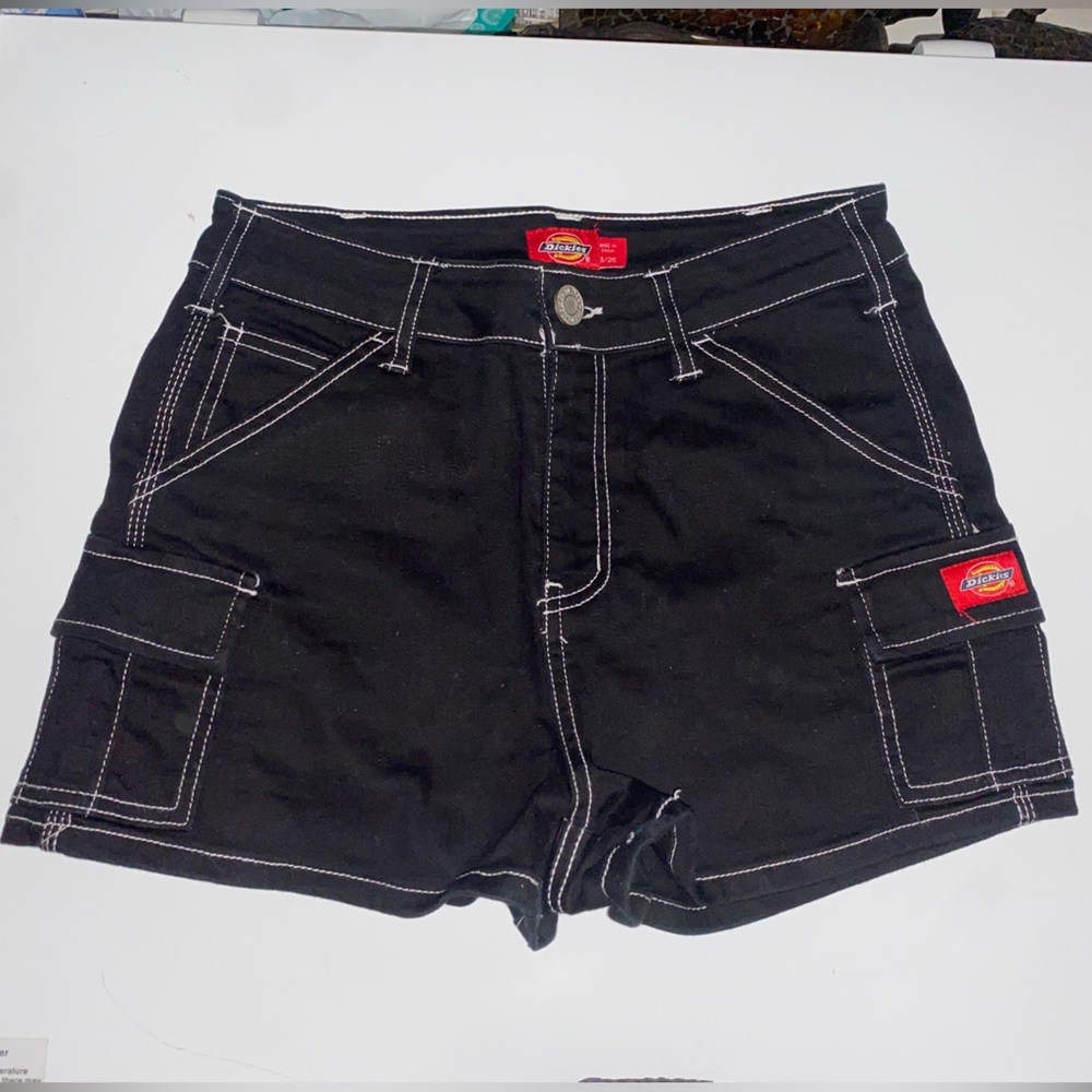 Black dickie cargo shorts
